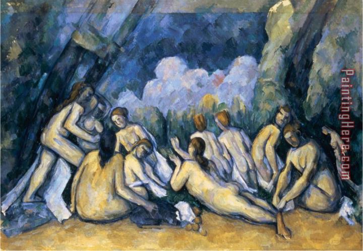 Paul Cezanne The Large Bathers Circa 1900 05